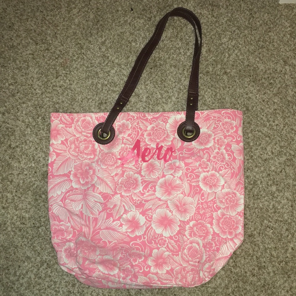 Pink Hawaiian Tote Bag